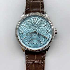 Rolex 1908 Perpetual Swiss Movement Steel Casing Ice Blue Dial(1:1Super Clone）