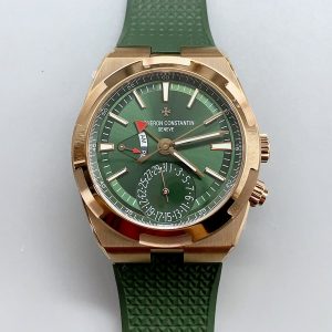 Vacheron Constantin Overseas Dual Time Rose Gold Green Dial(1:1Super Clone)
