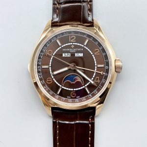 Vacheron Constantin Fiftysix Edition Rose Gold Watch 904L Steel Black Dial(1:1Super Clone)