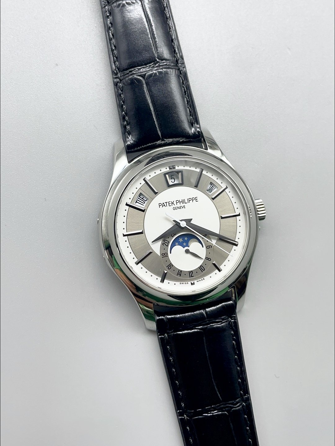 Patek Philippe 5205-001 Complications MoonPhase Light Grey Dial(1:1Super Clone) - Image 2