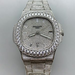 Patek Philippe Nautilus 5711/A 904L Steel Diamonds Casing(1:1Super Clone)