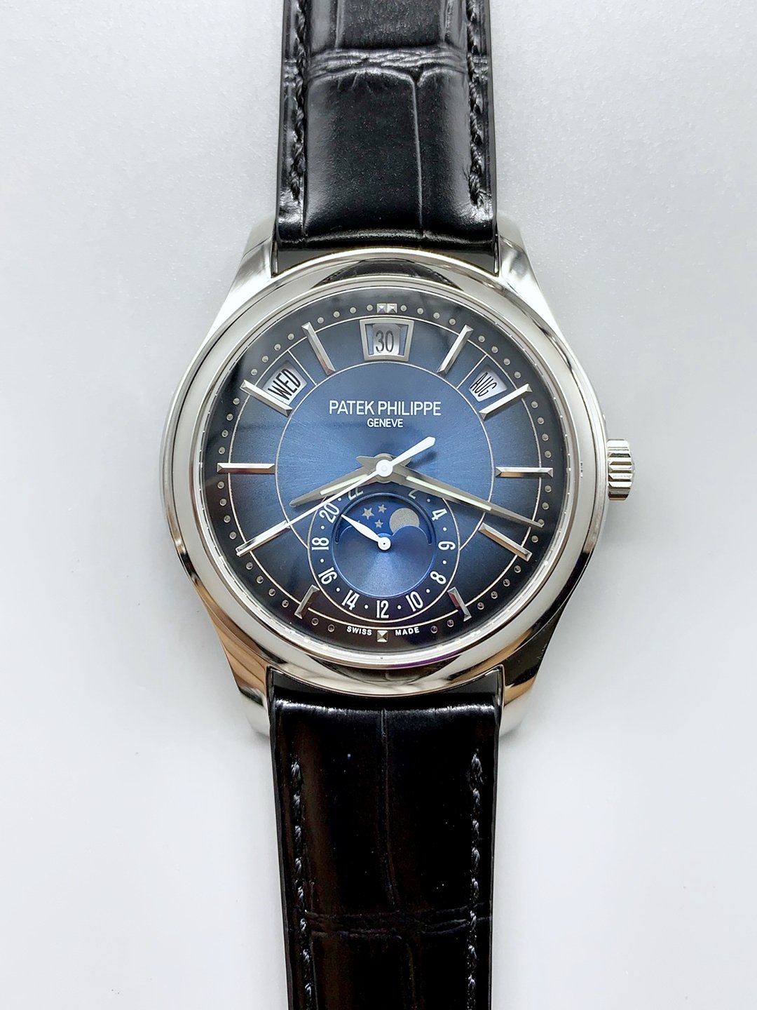 Patek Philippe 5205-001 Complications MoonPhaseBlue Dial(1:1Super Clone)