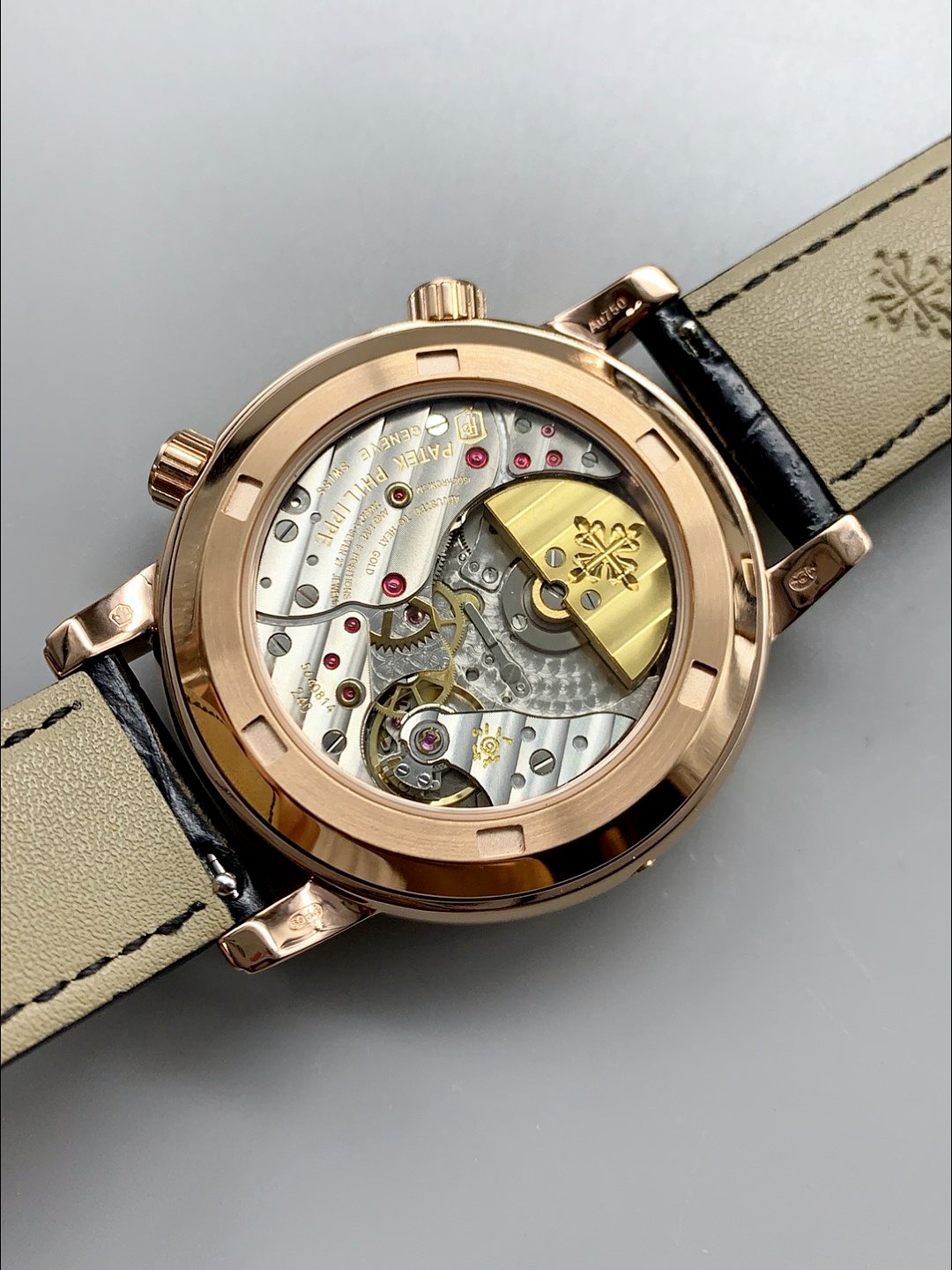 Patek Philippe 6104R Grand Complications Watch in Rose Gold – Diamonds Bezel(1:1Super Clone) - Image 5