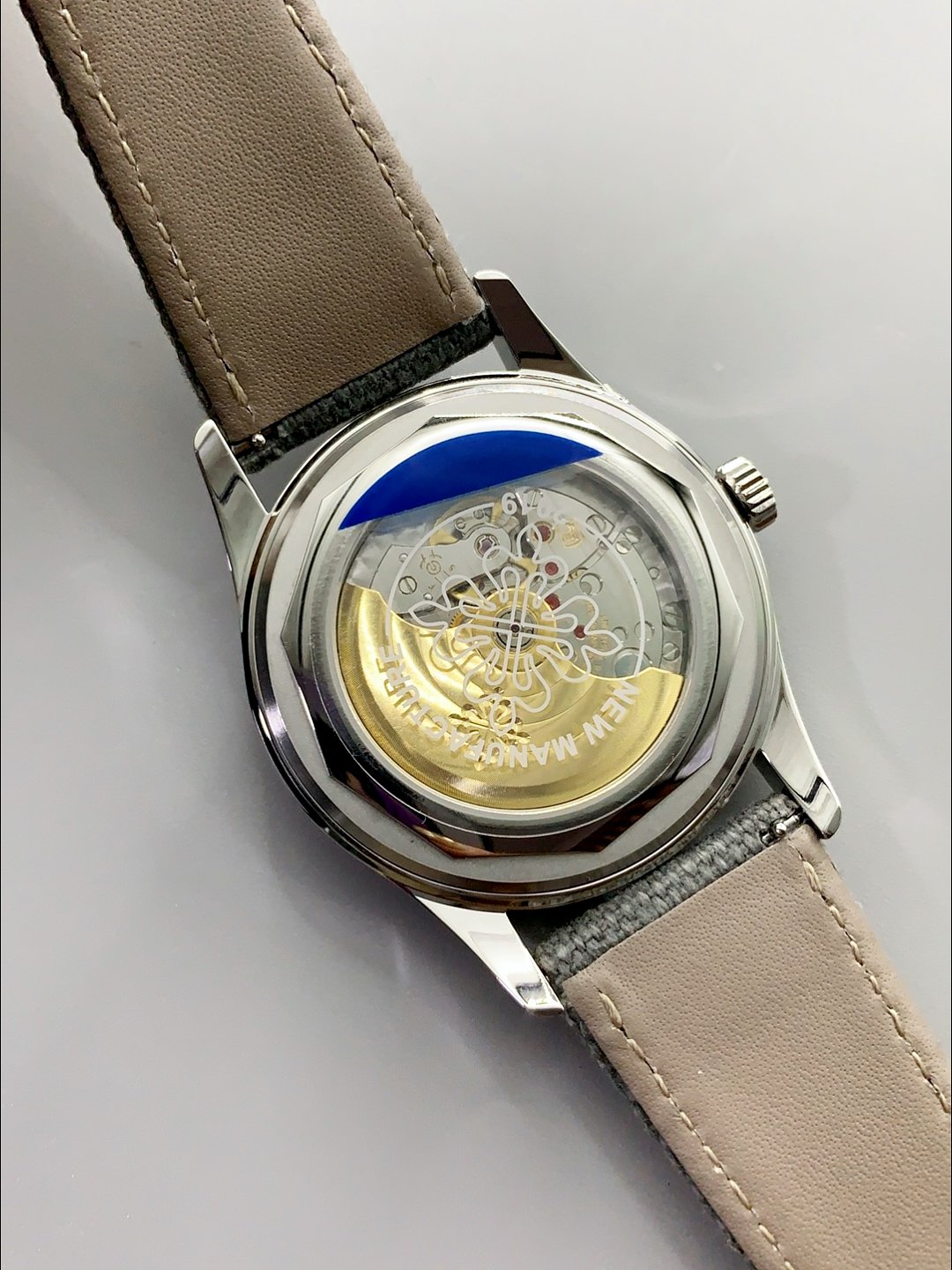Patek Philippe Calatrava 6007 Grey Dial 904L Steel Casing (1:1Super Clone) - Image 4