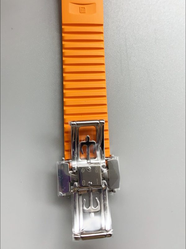 Patek Philippe Aquanaut 5968 Chronograph Steel Casing Orange Strap Watch(1:1 Super Clone) - Image 9