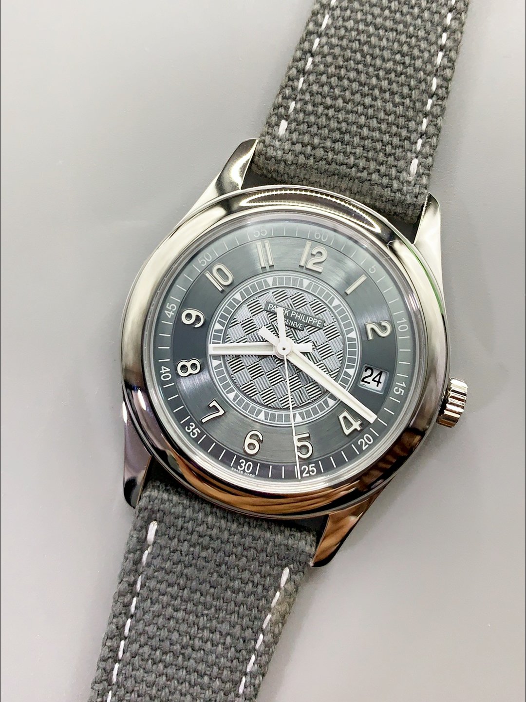 Patek Philippe Calatrava 6007 Grey Dial 904L Steel Casing (1:1Super Clone) - Image 2