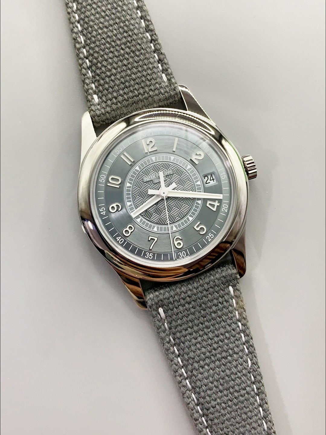 Patek Philippe Calatrava 6007 Grey Dial 904L Steel Casing (1:1Super Clone) - Image 3