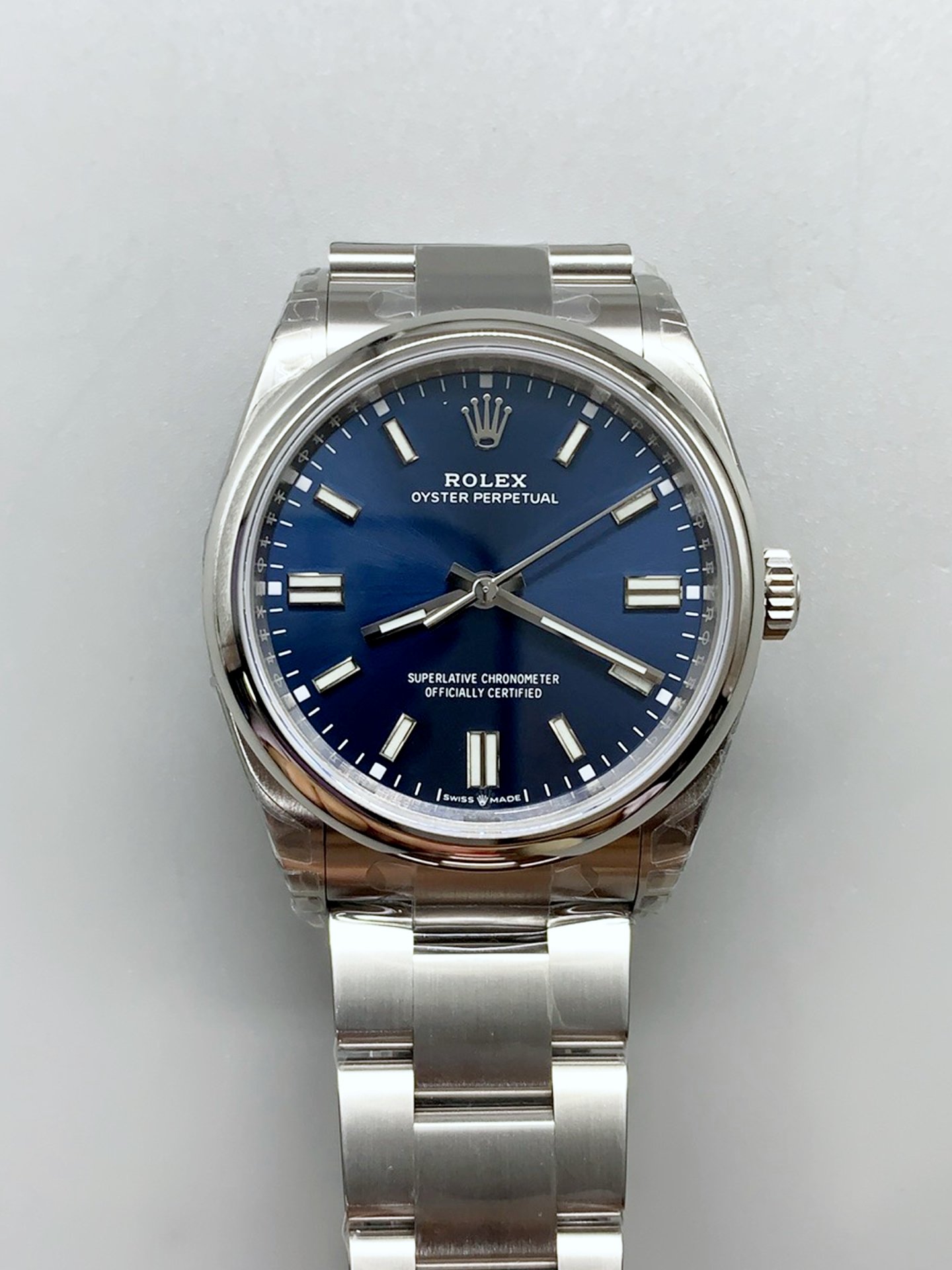 1:1 super clone Rolex Oyster Perpetual 41 Blue face 124300