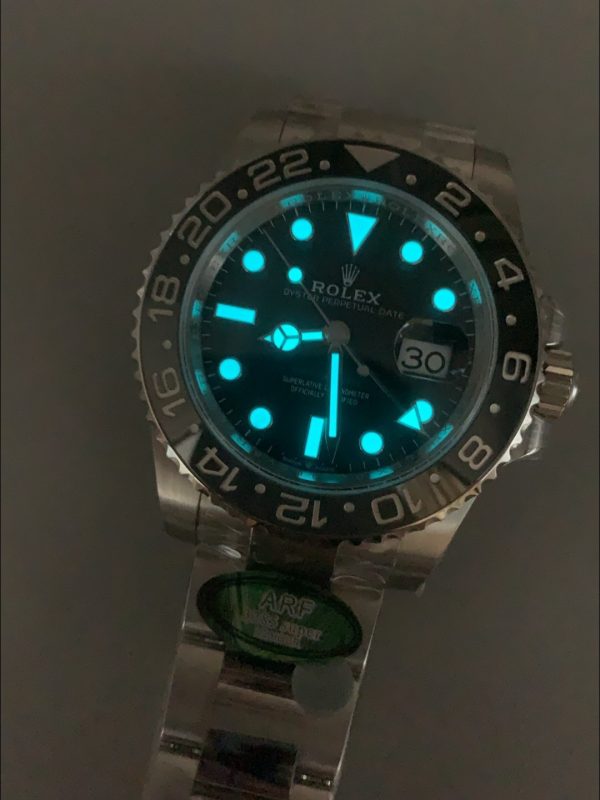 Rolex GMT-Master II With Black and Gray Bezel and 3285 Movement.(1;1Super Clone) - Image 10
