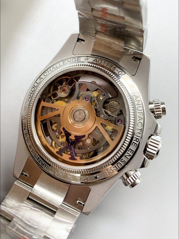 Rolex Daytona “Artisans De Genève – Ventura” Edition Stainless Steel Watch(1;1Super Clone) - Image 5