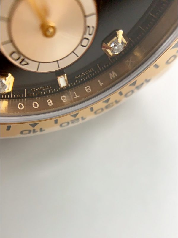 Rolex Daytona Black Dial Rose Gold Model 116509(1;1Super Clone) - Image 4