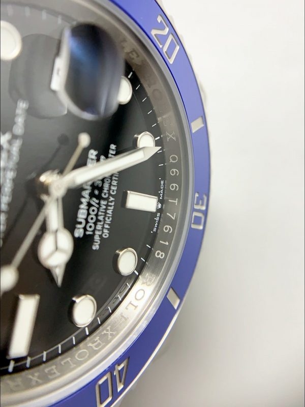Rolex Submariner 41mm Blue Bezel White Gold 126619LB (1;1 Super Clone) - Image 4
