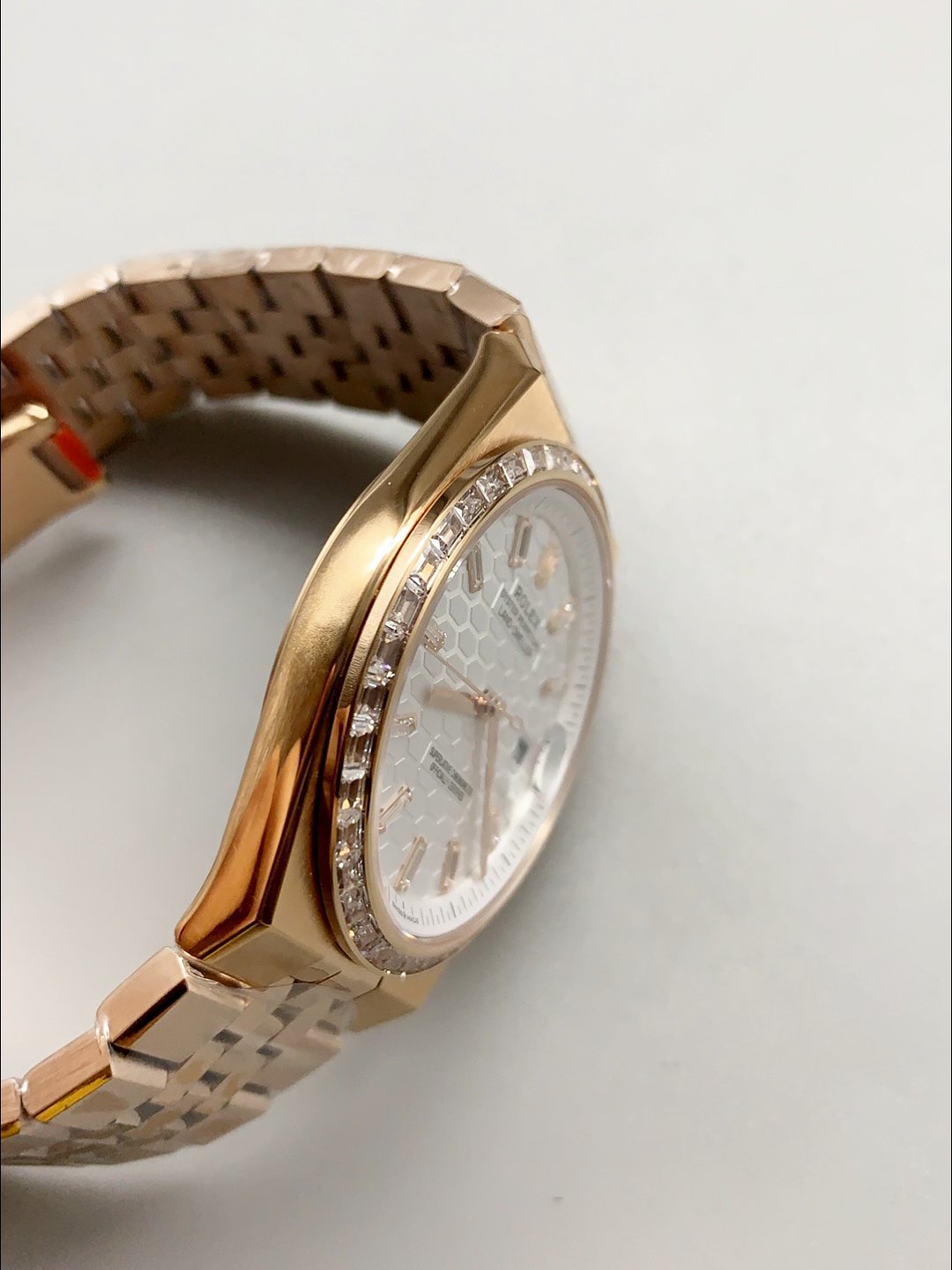 RoleRolex Land-Dweller 127335 Steel Honeycomb Rose Gold 40MM(1:1 Super Clone) - Image 9