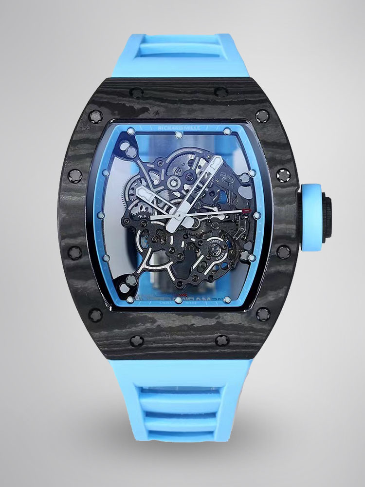 Replica Richard Mille RM 055 Carbon Fiber Men’s Watch: A Masterpiece of Innovation, Craftsmanship, and Modern Elegance