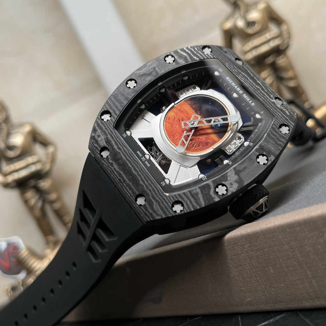 Replica Richard Mille RM 52-05 Tourbillon Pharrell Williams Men’s Watch – Carbon Case - Image 4