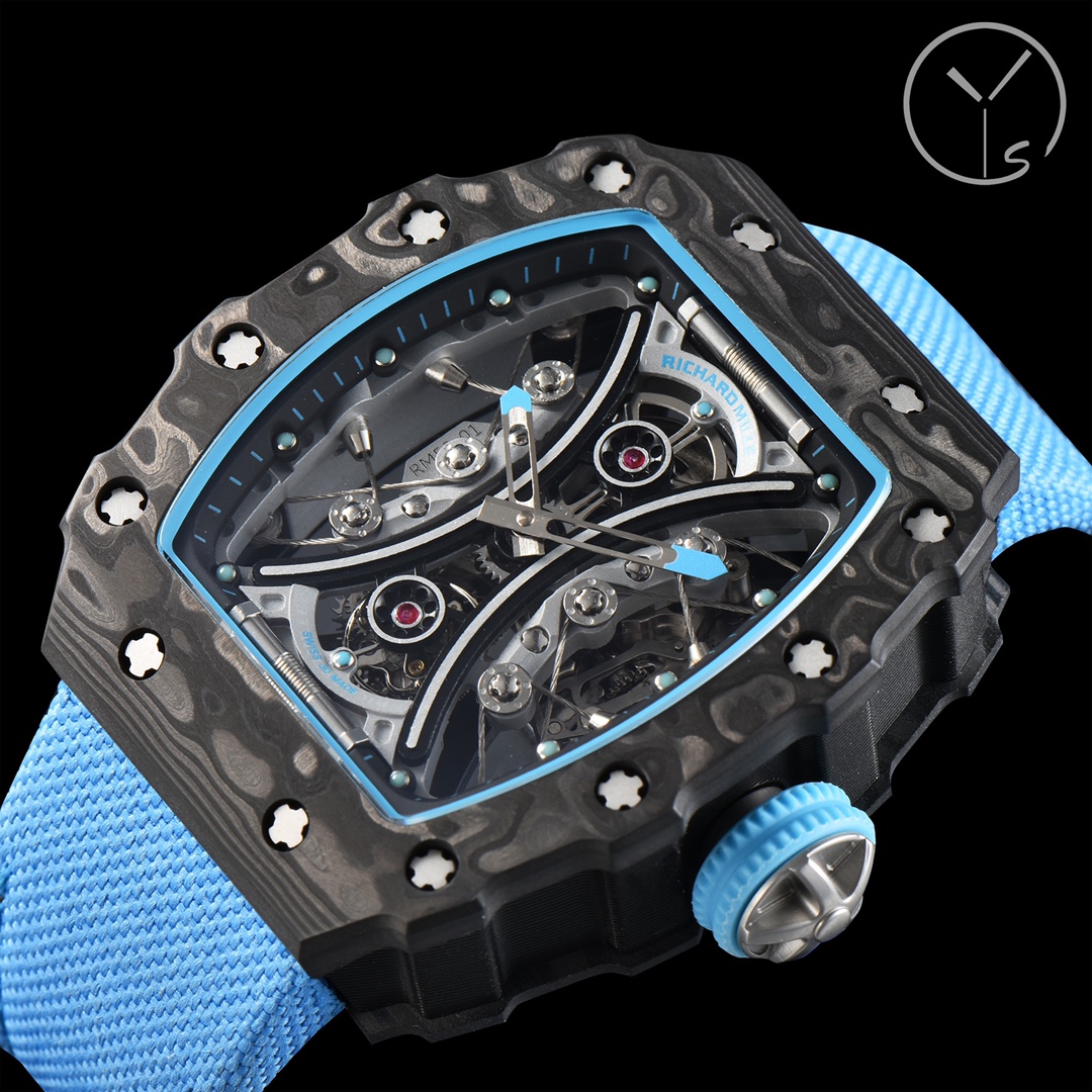 Richard Mille RM53-01 Tourbillon Replica Men’s Watch Carbon Fiber Case - Image 6