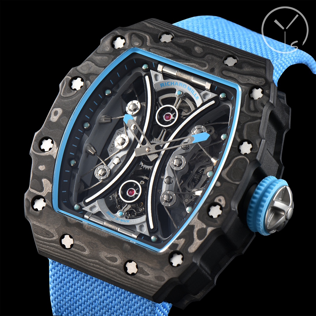 Richard Mille RM53-01 Tourbillon Replica Men’s Watch Carbon Fiber Case - Image 5