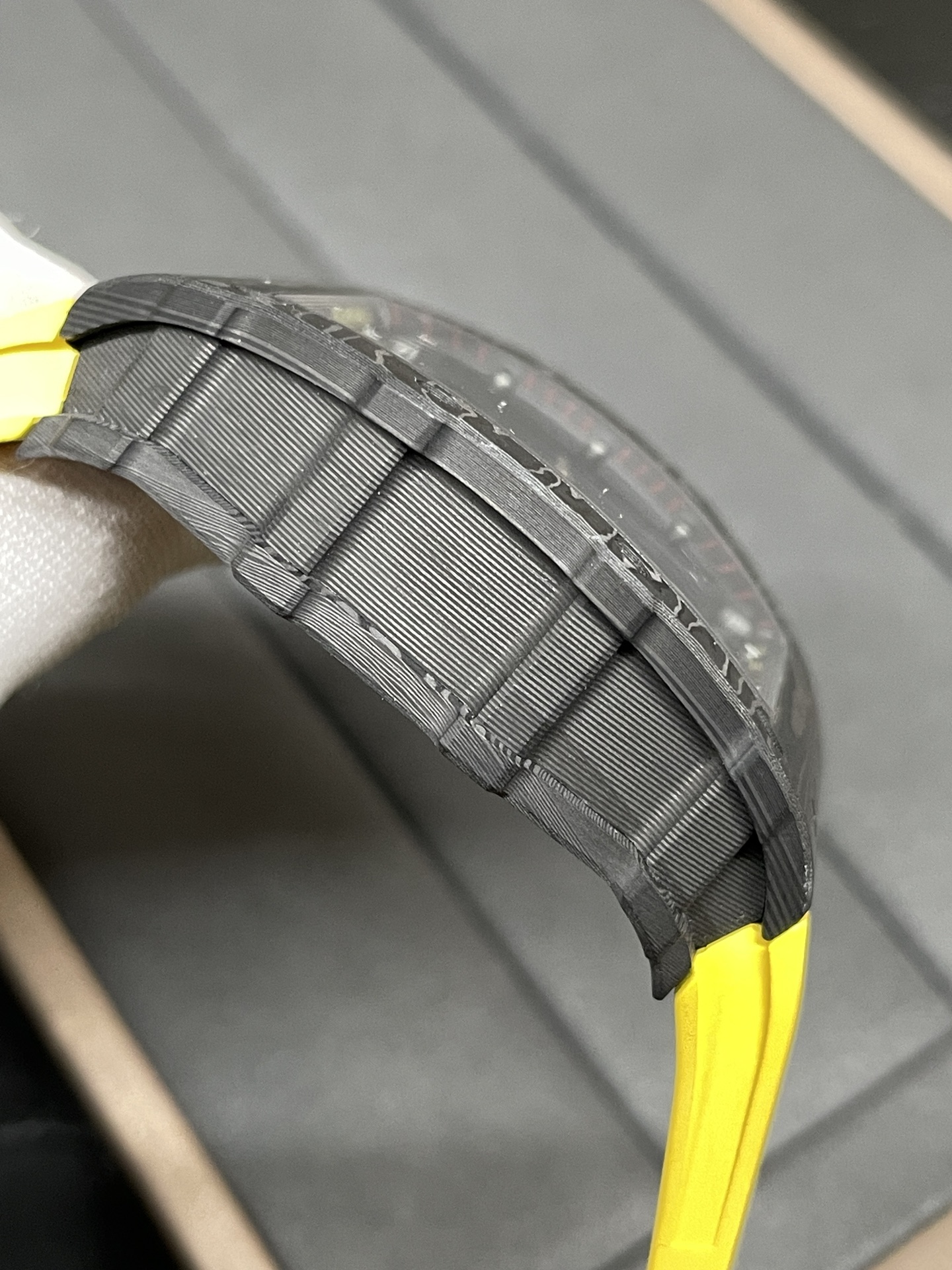 Swiss Replica Richard Mille RM 35-02 Watch For Men – Skeleton Dial, Yellow Rubber Strap, Luxury Sport Design - Image 7