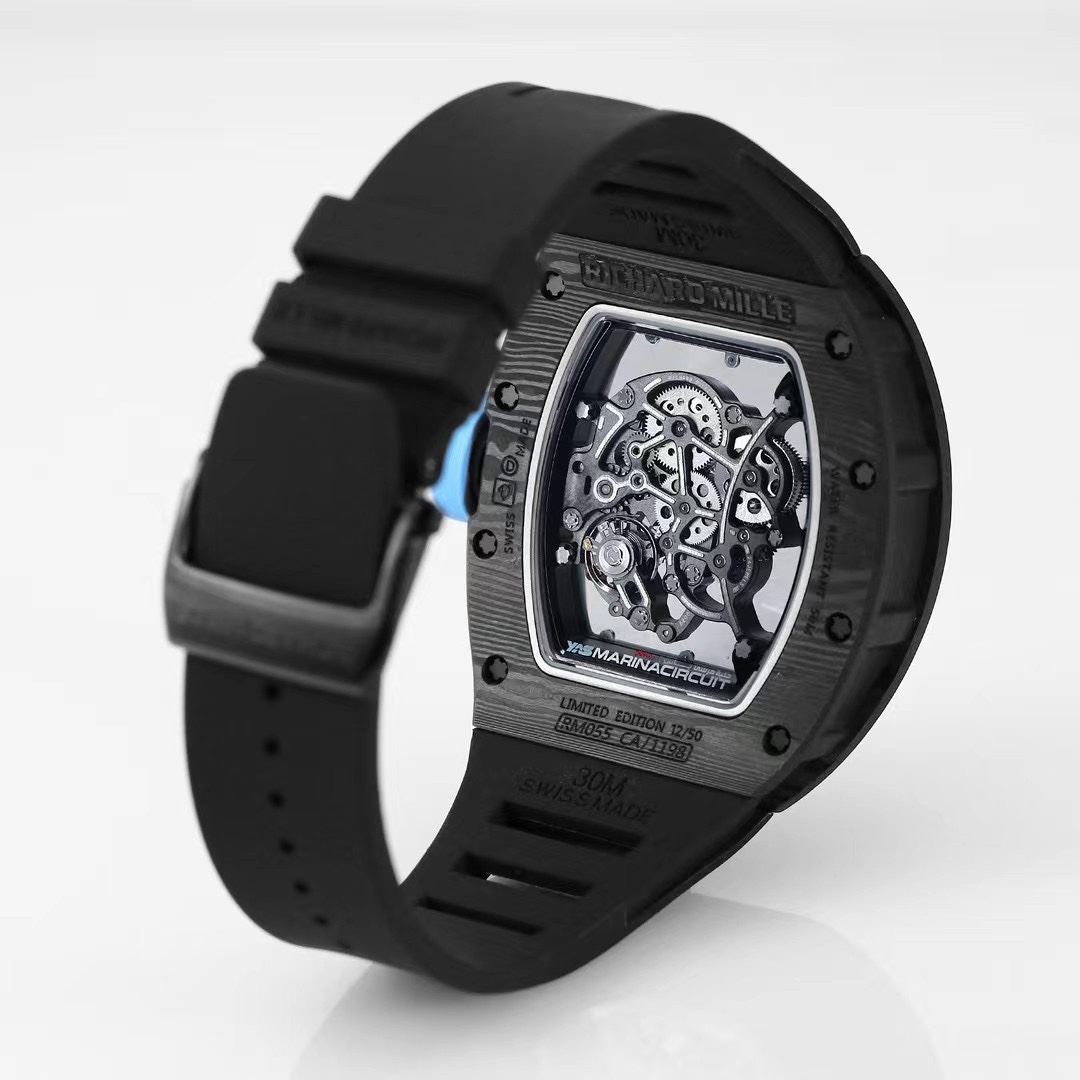 AAA Replica Richard Mille RM 055 Watch – Lightweight NTPT Carbon, Swiss Craftsmanship - Image 8