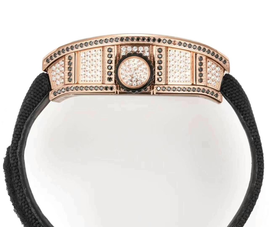 Replica Richard Mille RM S10 Koi Tourbillon Watch – Rose Gold & Diamond - Image 9