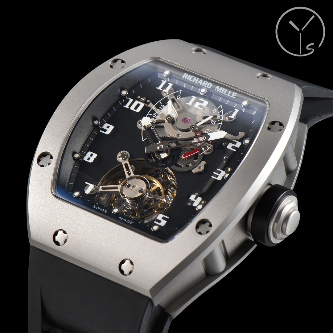 Replica Richard Mille RM001 Super Clone Tourbillon – Best Titanium Skeleton Watch - Image 7
