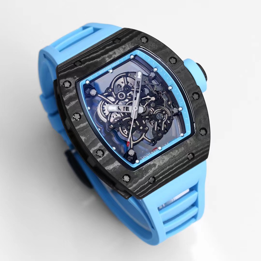 Replica Richard Mille RM 055 Carbon Fiber Men’s Watch: A Masterpiece of Innovation, Craftsmanship, and Modern Elegance - Image 2