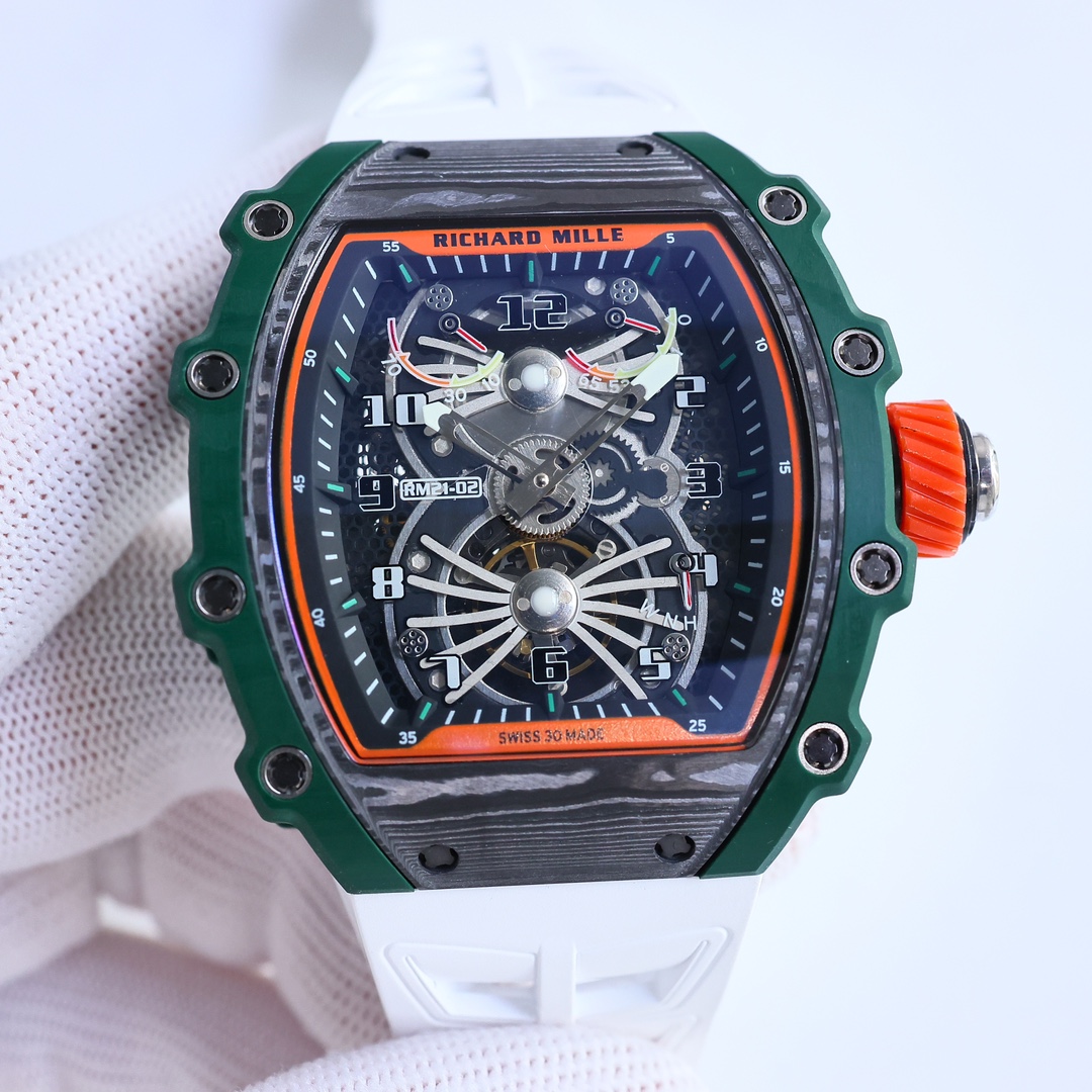 Replica Richard Mille RM 21-02 Tourbillon Aerodyne Super Clone – Carbon Fiber - Image 2
