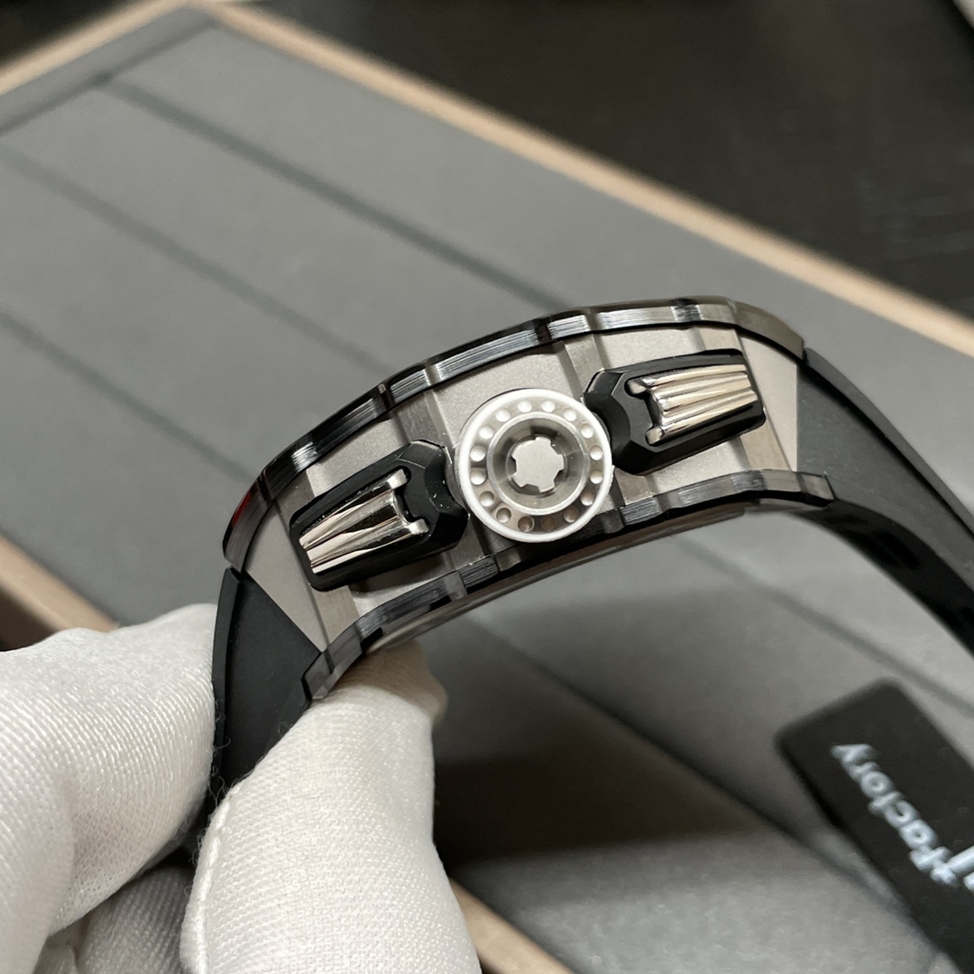 Richard Mille RM 11-03 Replica Black Ceramic Case with Black Rubber Strap | Skeleton Dial Watch For Men - Image 8