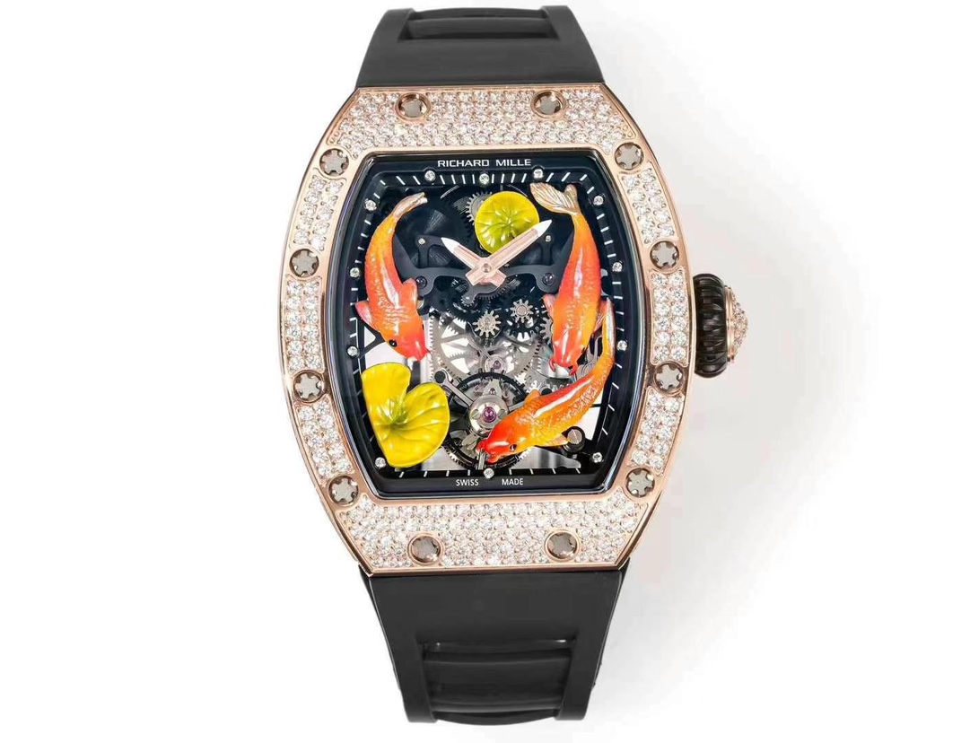Replica Richard Mille RM S10 Koi Tourbillon Watch – Limited Edition Men’s Fake Tourbillon Timepiece - Image 7