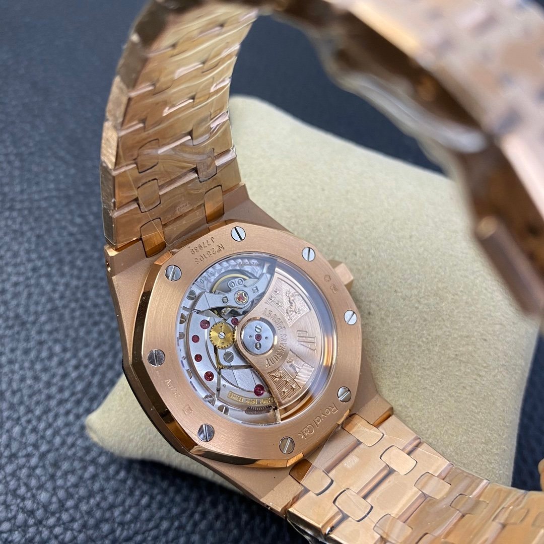 Audemars Piguet Royal Oak 18K Gold wrapped 15400S 41mm 1:1 Superclone - Image 6