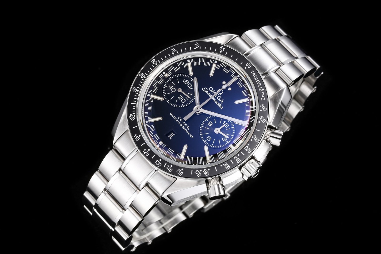 1:1 super clone Omega Super Series Moonphase (black OMEGA) - Image 2