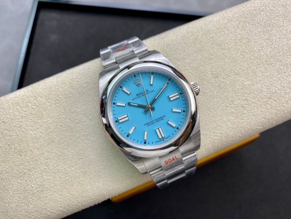 1:1 Superclone-Rolex Oyster Perpetual 41 Ref: 124300(Tiffany Blue dial oyester) - Image 5