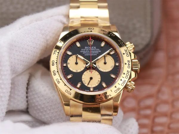 ROLEX DAYTONA 116508 YELLOW GOLD ORIGINAL CAL.4130 MOVEMENT 904L ST
