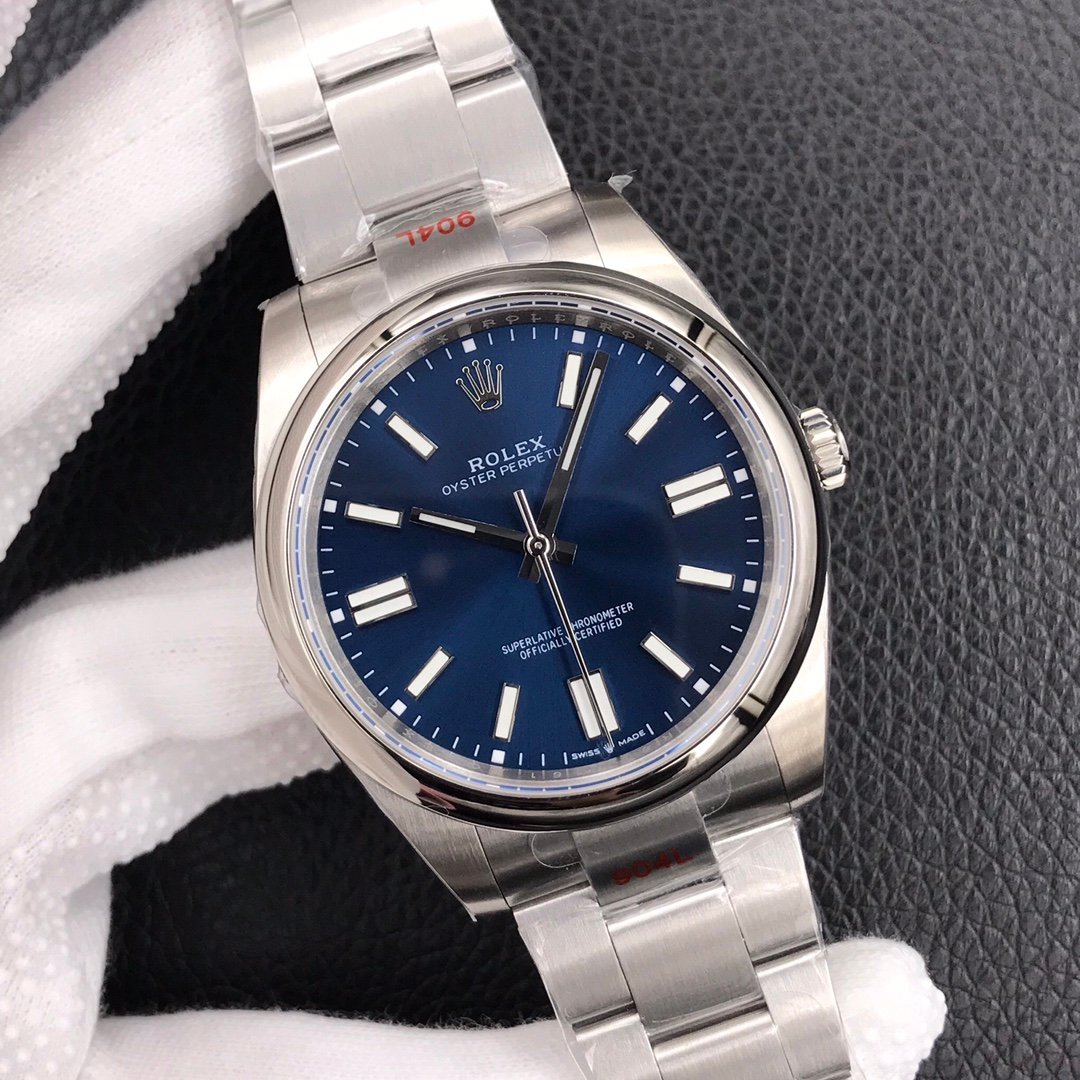 1:1 super clone Rolex Oyster Perpetual 41 Blue face 124300 - Image 2