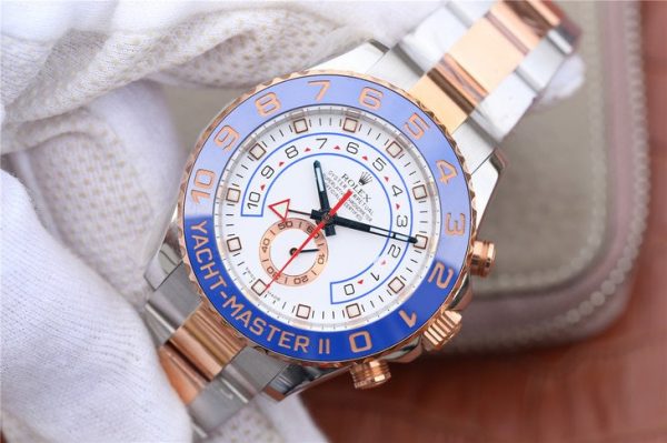 Rolex Yachtmaster II Stainless Steel 116681- 1:1 Superclone(Rose gold yacht master II) - Image 4