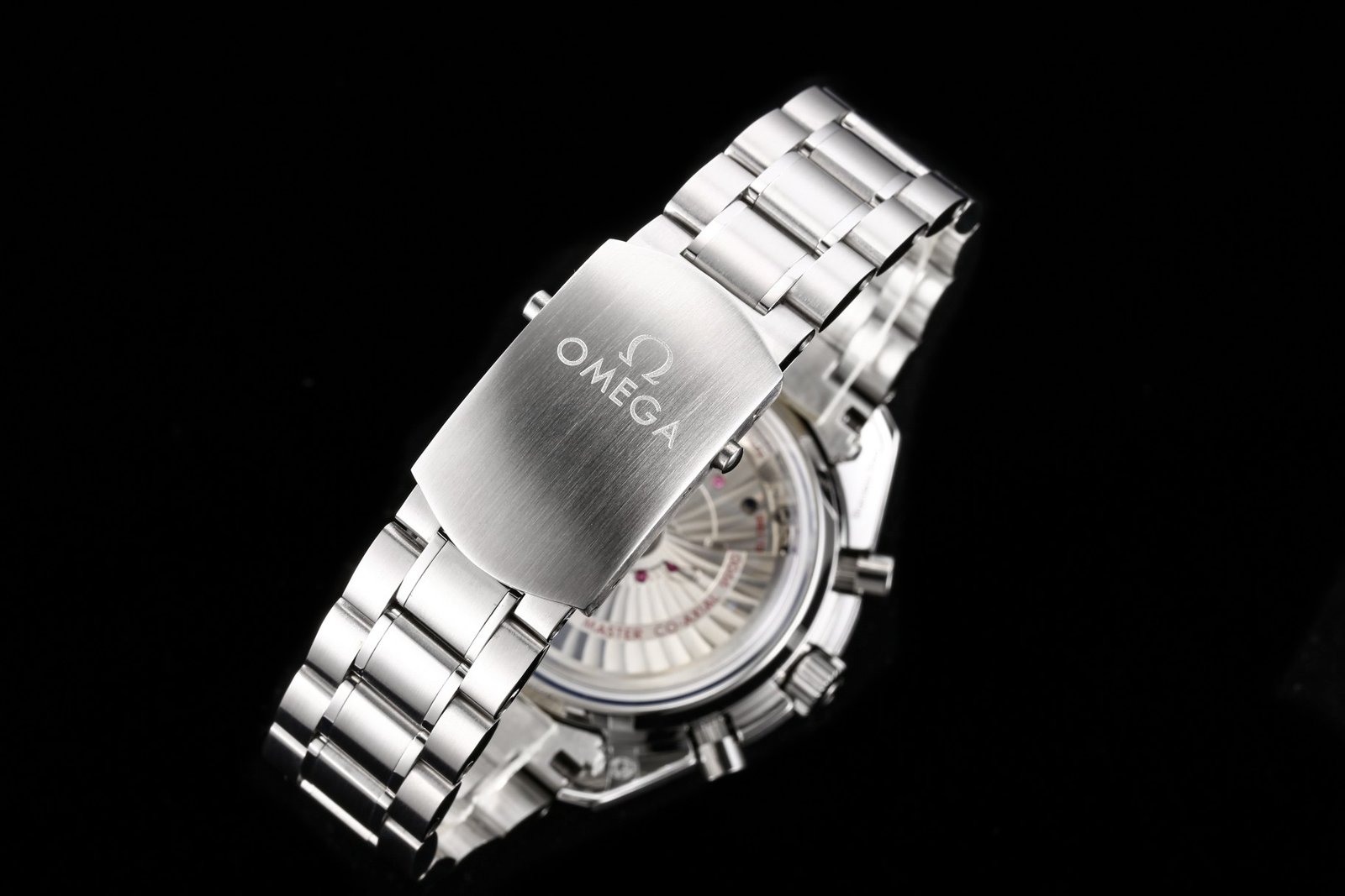 1:1 super clone Omega Super Series Moonphase (black OMEGA) - Image 9