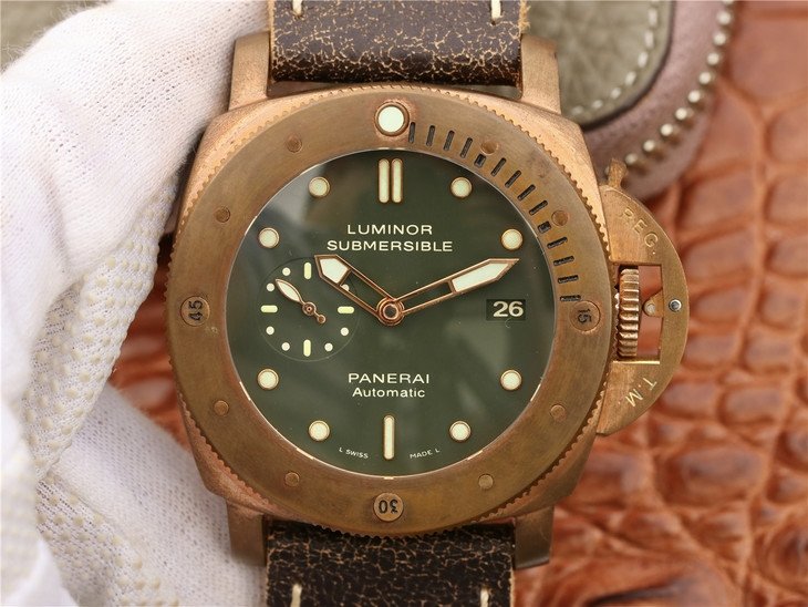 1:1 Superclone Panerai Luminor Submersible PAM382 Bronzo