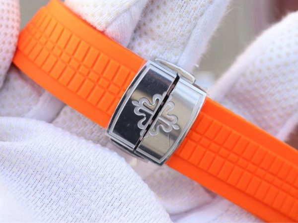 1:1 Superclone-Patek Philippe (Aquanaut 5164A orange strap) - Image 7