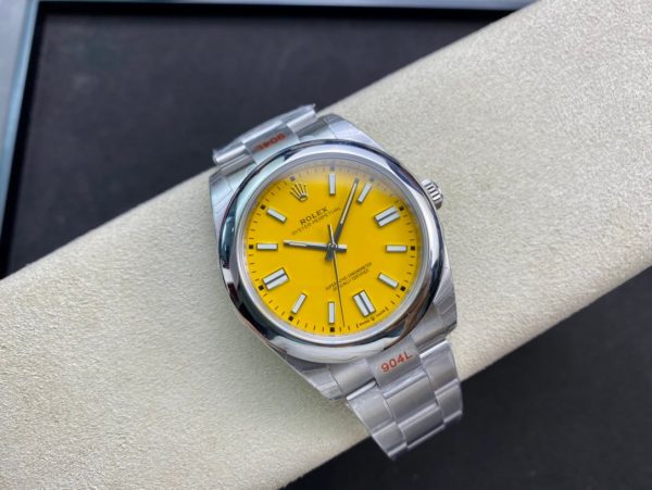 Rolex Oyster Perpetual 41 Turquoise Tiffany Blue Dial 124300 - Image 6