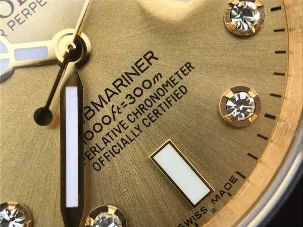 Submariner-date 126618 18K yellow-gold 1:1 Superclone - Image 6