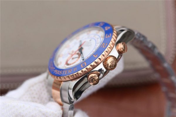 Rolex Yachtmaster II Stainless Steel 116681- 1:1 Superclone(Rose gold yacht master II) - Image 8