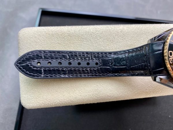 Omega Chieftain Series Black Ceramic Ocean Universe 600 meters (Deep Sea Black) - Image 9