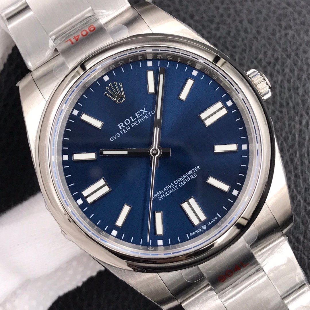 1:1 super clone Rolex Oyster Perpetual 41 Blue face 124300 - Image 4