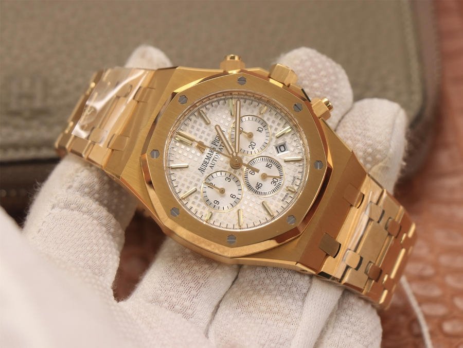 Audemars Piguet Royal Oak Chronograph Rose Gold on 904L Steel – 1:1 Superclone - Image 5