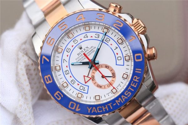 Rolex Yachtmaster II Stainless Steel 116681- 1:1 Superclone(Rose gold yacht master II) - Image 3