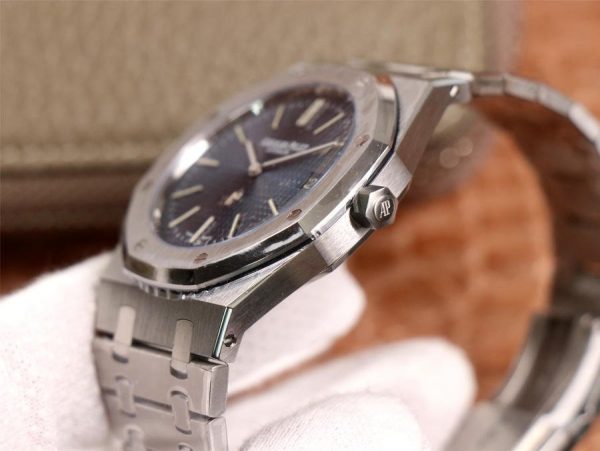 1:1 Super Clone Audemars Piguet RO Ultra Thin 15202 (15202 blue AP) - Image 3