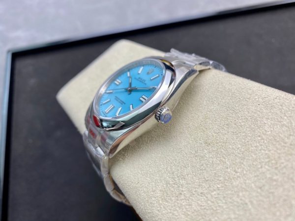 1:1 Superclone-Rolex Oyster Perpetual 41 Ref: 124300(Tiffany Blue dial oyester) - Image 7