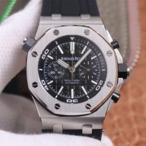 Audemars Piguet 26703ST.OOO. 1:1 SUPERCLONE( Black Diver Chronograph AP)