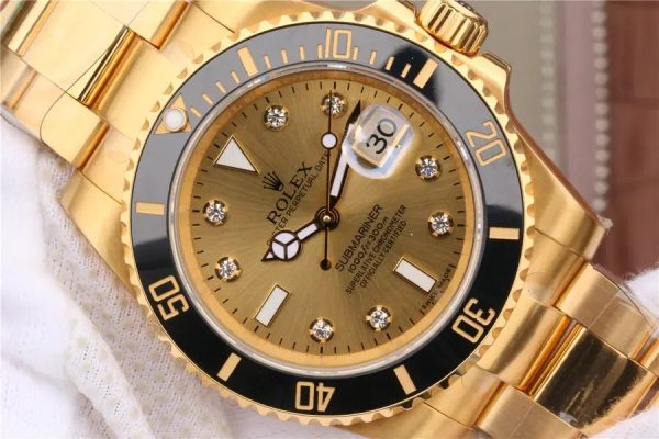 Submariner-date 126618 18K yellow-gold 1:1 Superclone - Image 3