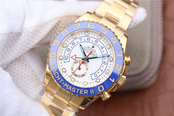 1:1 Superclone-Rolex Yachtmaster II Stainless Steel 116681- 1:1 Superclone(gold yacht master II) - Image 4
